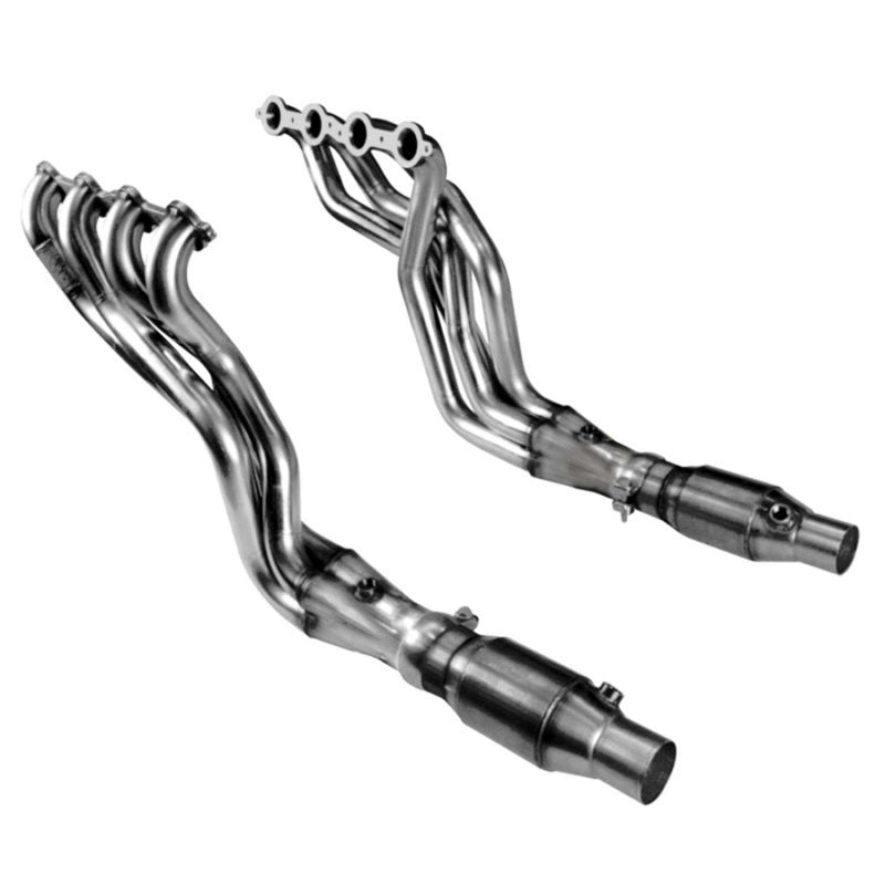 Kooks 2250H430 10-14 fits Chevy Camaro SS LS3/L99/ 6.2L 1 7/8in x 3in SS LT Headers Inc 3in x 2 1/2in Green Catted