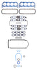 Fel-Pro 2601081 fits Chevrolet Chevelle 260-1081 Engine Gasket Set