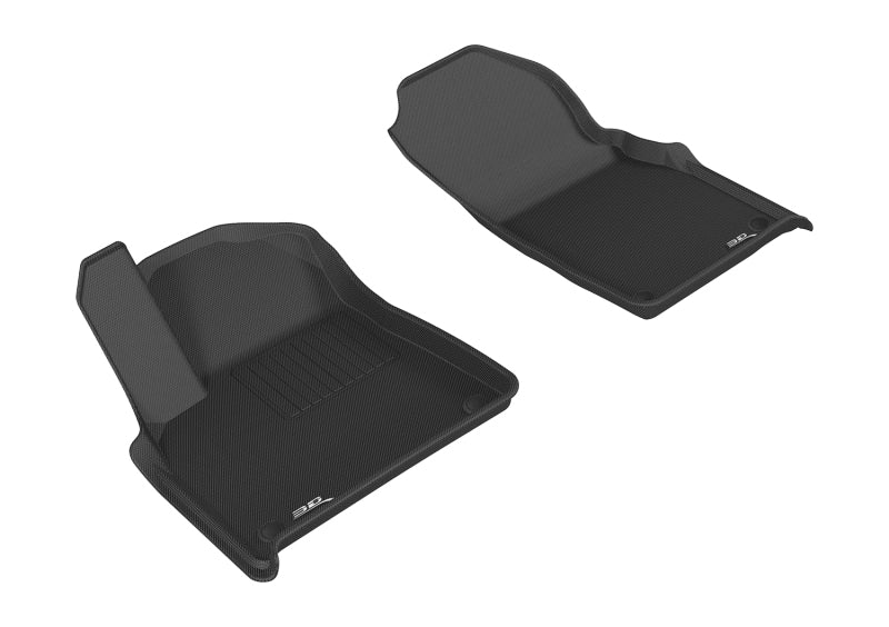 3D MAXpider 2020 fits Audi 17-20 Q7/Q8 Kagu 1st Row Floormat - Black