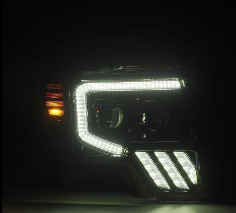 AlphaRex 880483 09-14 fits Ford F-150 PRO-Series Projector Headlights Black w