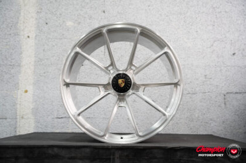 Vossen RS92-77 X Champion RS92 21X9.5 / ET50 / 5X130 / Brushed Gloss Clear Wheel / Taycan - Front