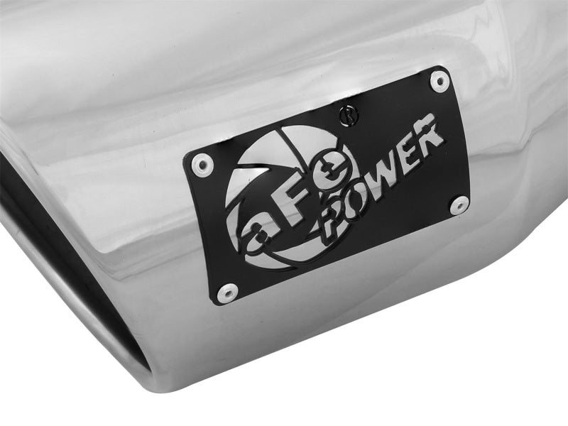 AFE 49T50702-P12 Exhaust Tip Bolt On Black 5in Inlet x 7in Outlet x 12in - Rig