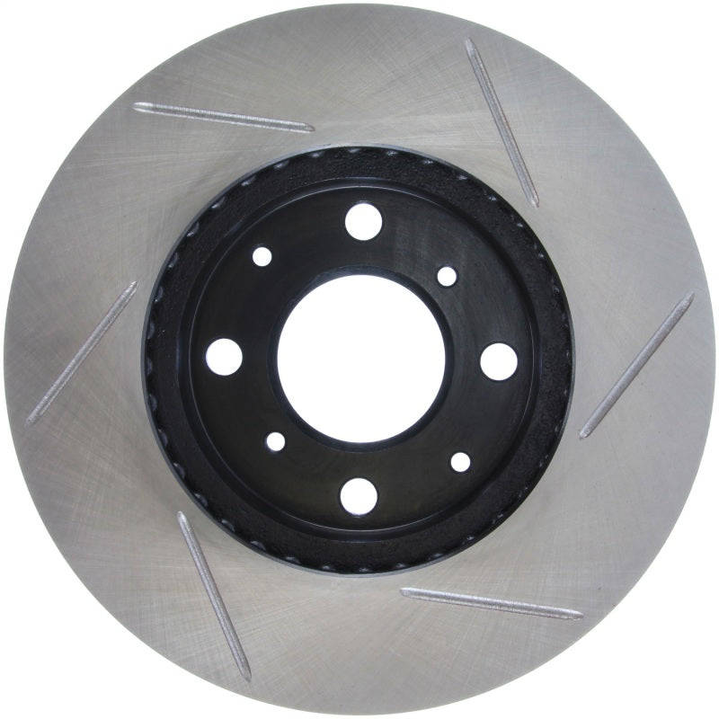 Stoptech 126.40023SR Power Slot 93-00 fits Honda Civic DX w/ Rr Drum Brakes Front Right Rotor