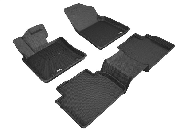 3D MAXpider 18-24 fits Toyota Camry Fwd (Gasoline/Hybrid) Kagu Black R1 R2