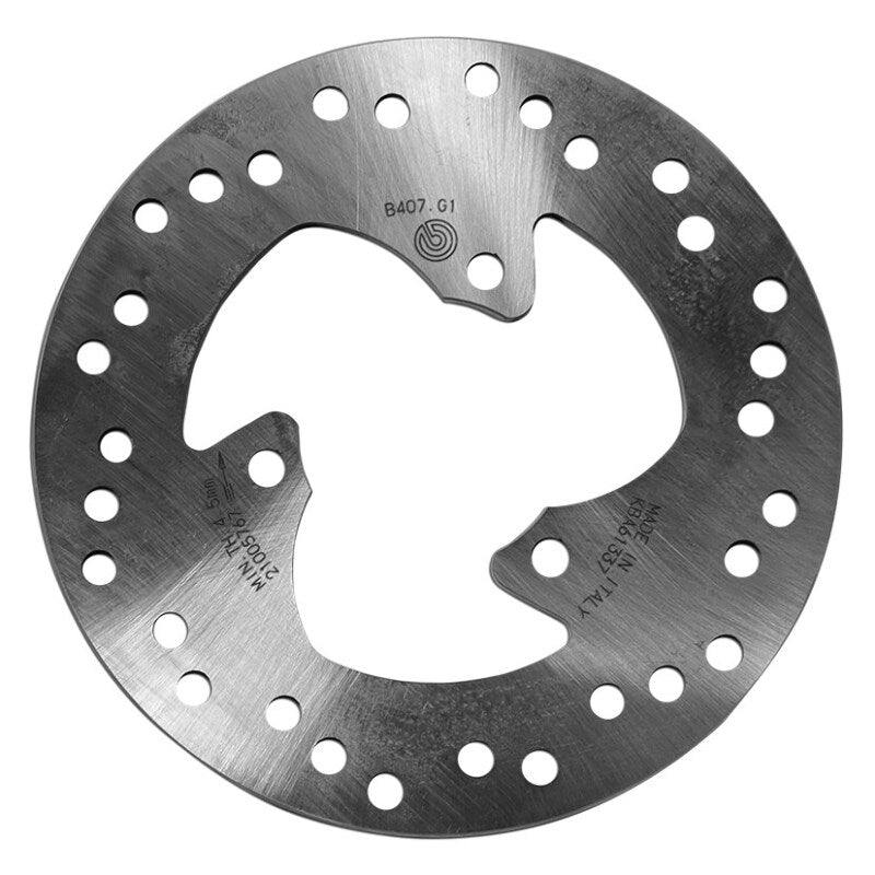 Brembo OE 68B407G1 02-10 Mbk YP Skyliner 125cc 190x5mm Brake Disc - Rear Fixed