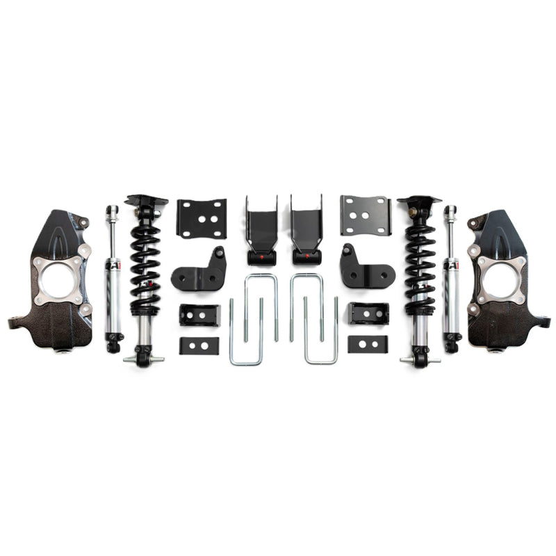 QA1 LK12-FF03 21-25 fits Ford F150 2WD Dual Adjustable Lowering Kit w/ Spindl