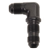Russell 661253 Performance -6 AN 90 Degree Flare Bulkhead (Black)