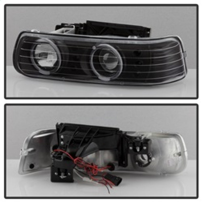xTune 9036781 fits Chevy Silverado 1500/2500 99-02 Bumper Projector Headlights