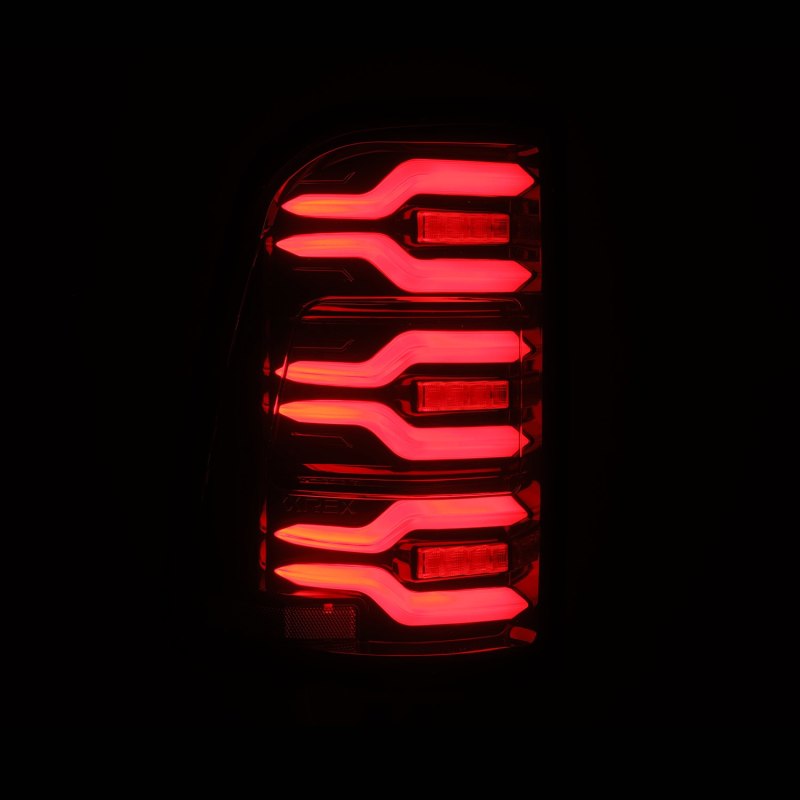 AlphaRex 640050 fits Dodge 19-21 Ram 1500 Luxx-Series LED Tail Lights Black/Red