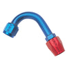 Russell 610250 Performance -12 AN Red/Blue 120 Degree Full Flow Hose End (1-1/2in Centerline Radius)