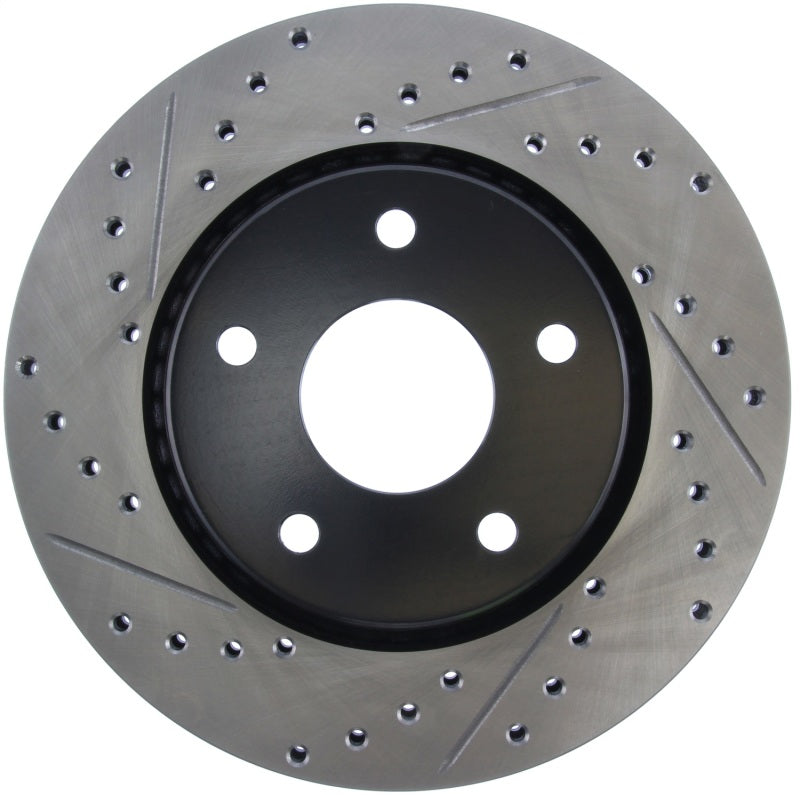 Stoptech 127.67069R Slotted & Drilled Sport Brake Rotor
