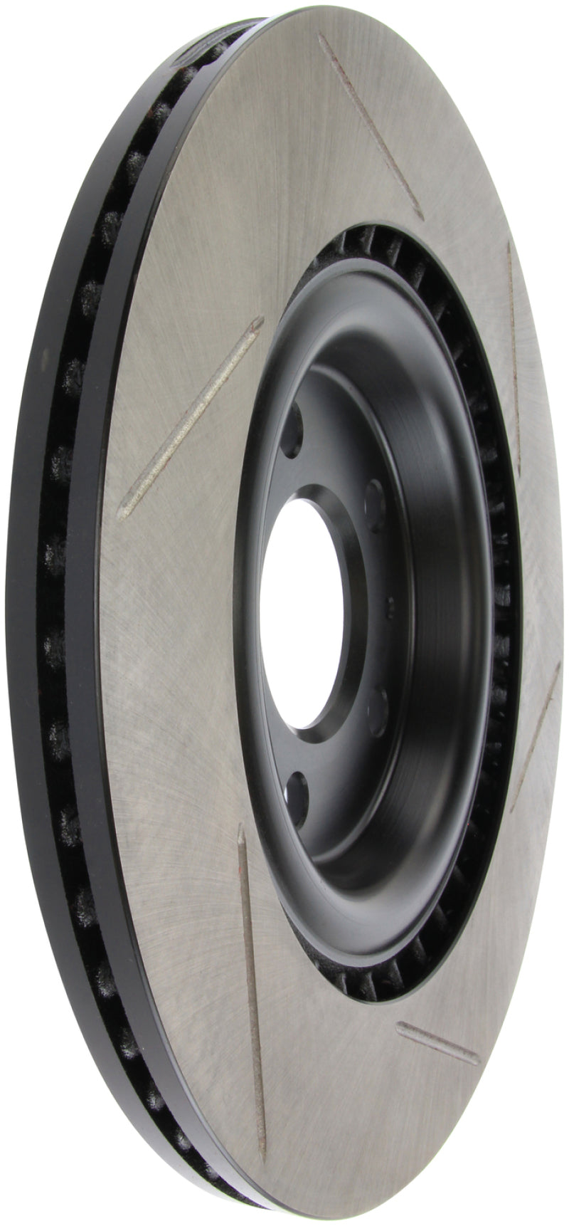 Stoptech 126.33137SR Power Slot 12-13 fits Audi A6 Quattro/11-12 A7 Quattro / 10-13 S4 Rear Right Slotted Rotor