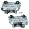 S&S 90-1360 Cycle 84-99 BT Super Stock Cylinder Heads - Wrinkle Natural Aluminum