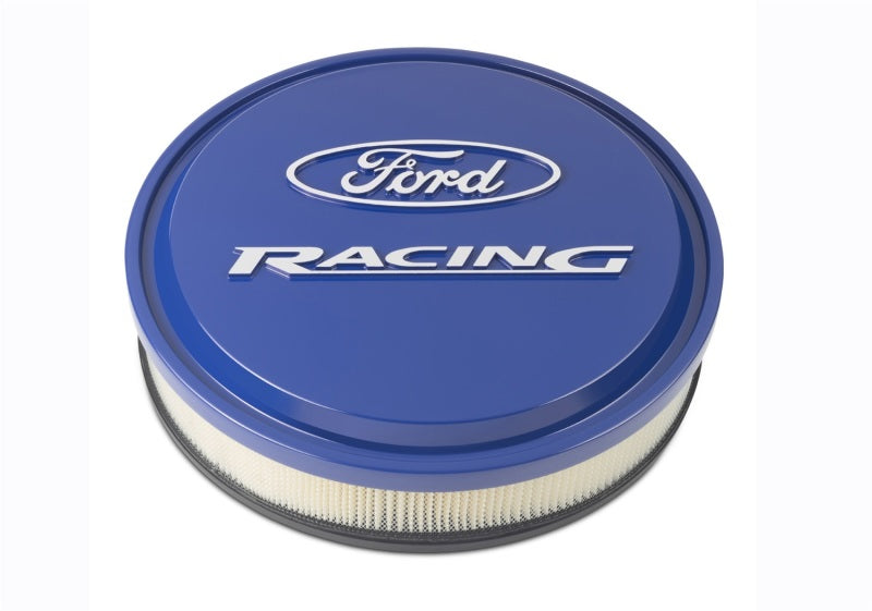 Ford Racing 302-381 Racing Blue Slant Edge Air Cleaner