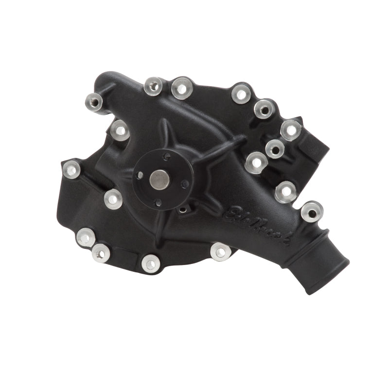 Edelbrock 88663 Water Pump High Performance fits Ford 1970-92 429/460 CI V8 Standard Length Black Finish