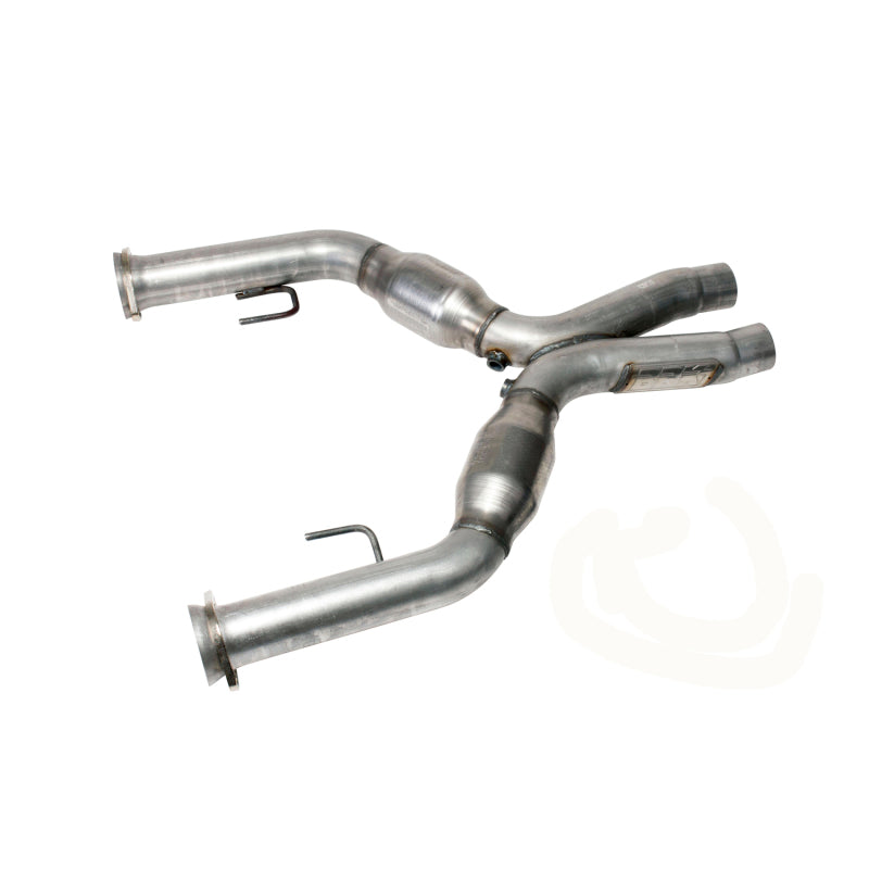BBK 1637 Mustang 4.6 Short Mid X Pipe With Catalytic Converters 2-3/4 For Long