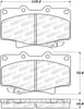 Stoptech 308.0502 Street Brake Pads - Front/Rear
