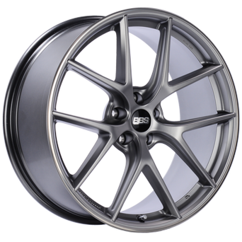 BBS CI0802PSPO CI-R 20x11.5 5x112 ET40 Platinum Silver Polished Rim Protector Wheel -82mm PFS/Clip Required