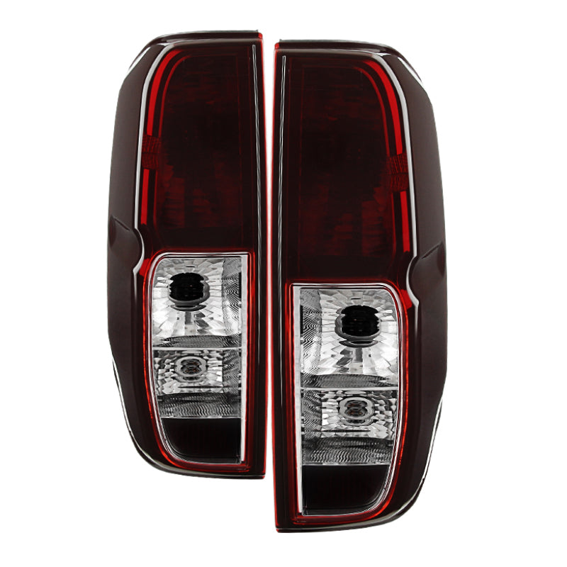 9033742 Xtune fits Nissan 05-13 Frontier OEM Style Tail Lights Red Smoked ALT-