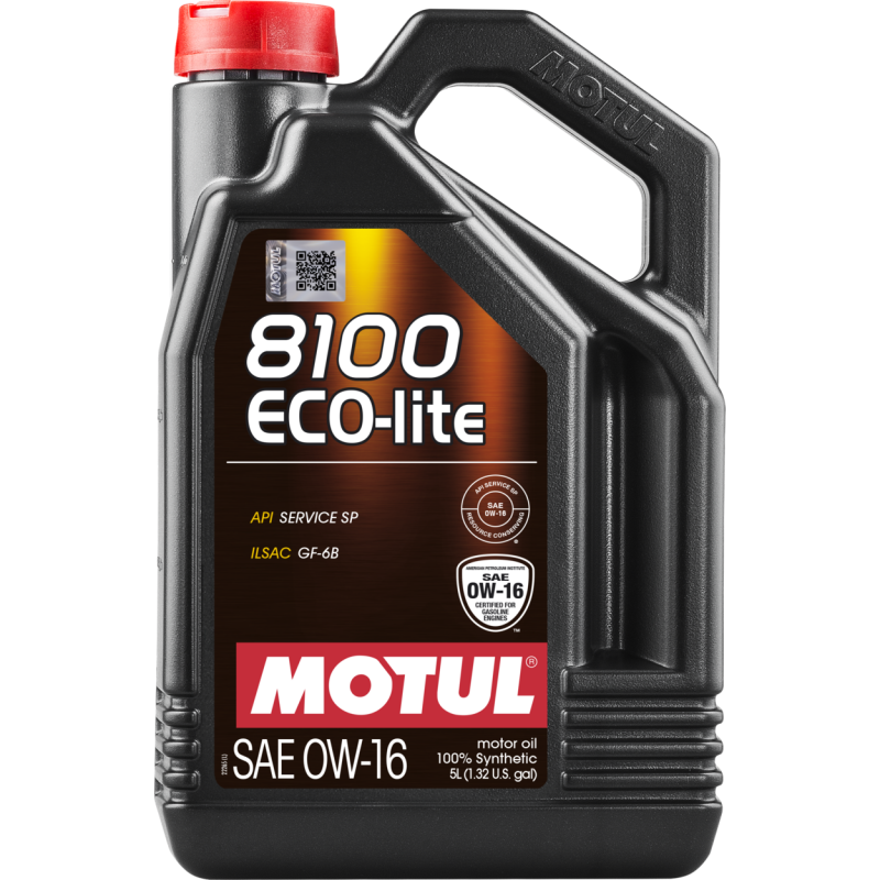 Motul 110379 5L Synthetic Engine Oil 8100 X-Clean 0W16