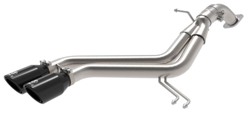 AFE 49-37019-B 13-17 fits Hyundai Veloster L4-1.6L 2-1/2in 304 SS Axle-Back Ex