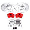 Power Stop KC5334-26 10-11 fits Saab 9-5 Front Z26 Street Kit w/Cals