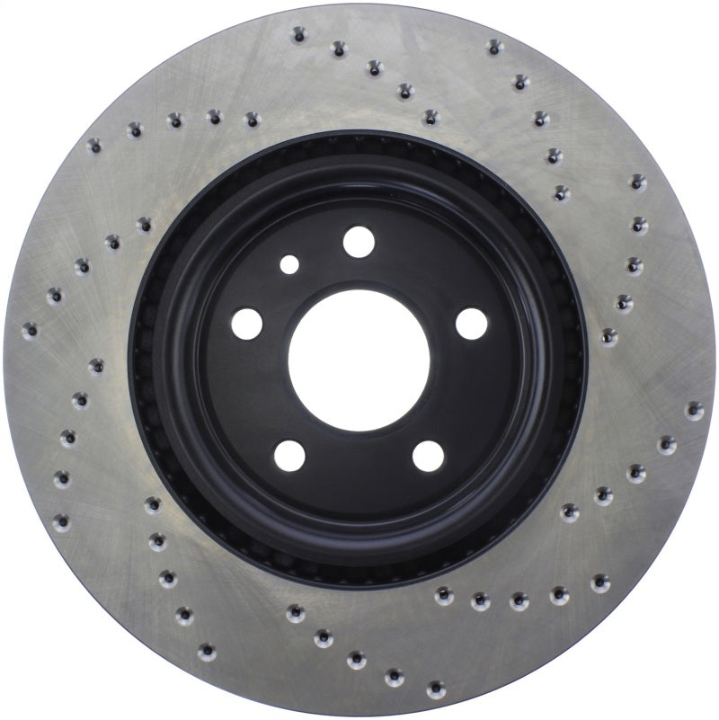Stoptech 128.61102R Drilled Sport Brake Rotor