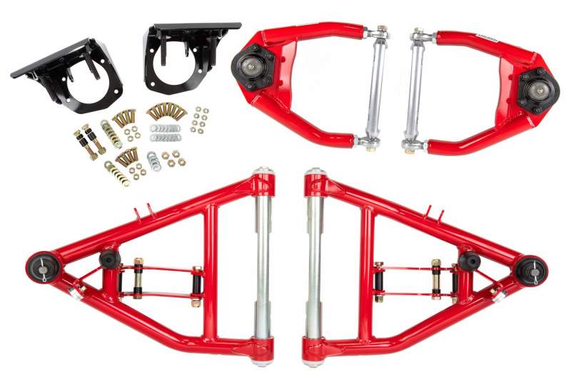 UMI Performance 643546-R 73-87 fits GM C10 CornerMax A-Arm Kit - Red
