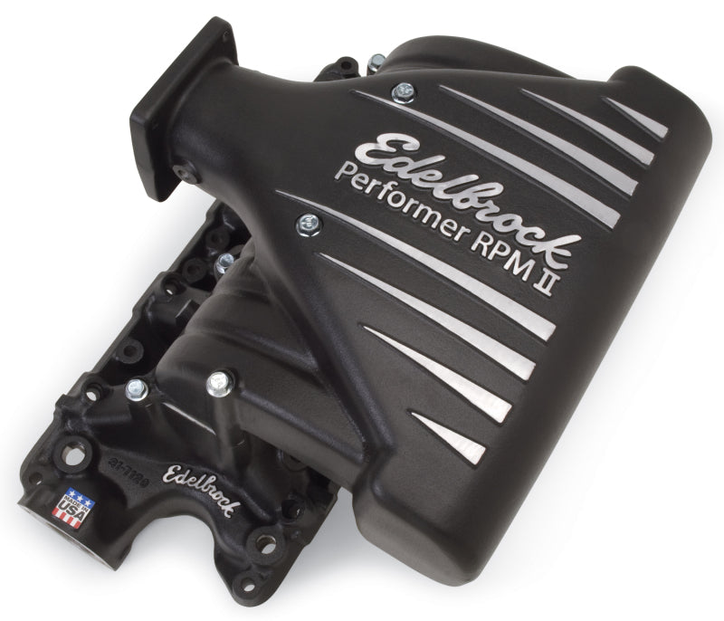 Edelbrock 71233 Intake Manifold fits Ford Mustang 5 0L Performer RPM II Manifold Black Finish