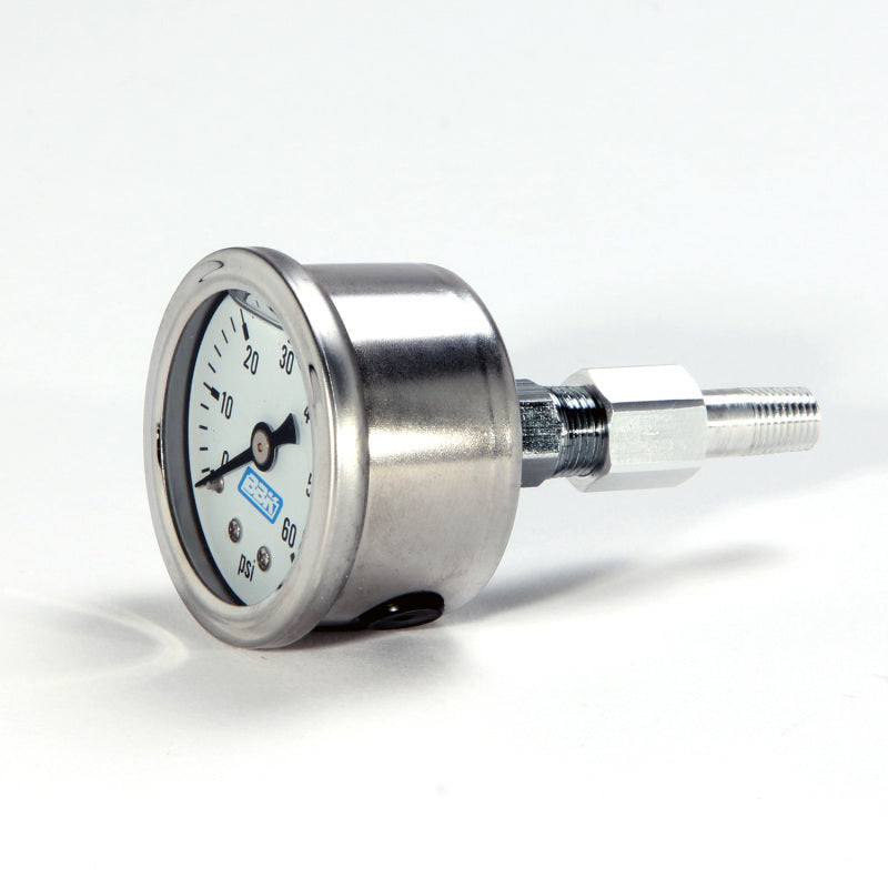 BBK 1617 Liquid Filled EFI Fuel Pressure Gauge 0-60 PSI