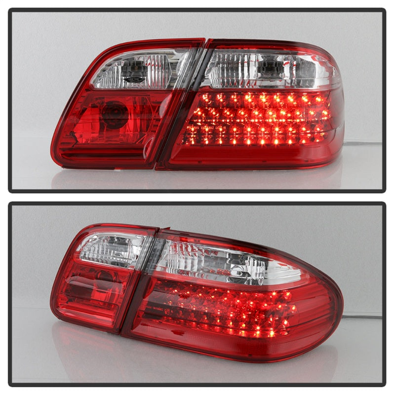 5020642 Xtune fits Mercedes Benz W210 E-Class LED Tail Lights Red Clear ALT-CL