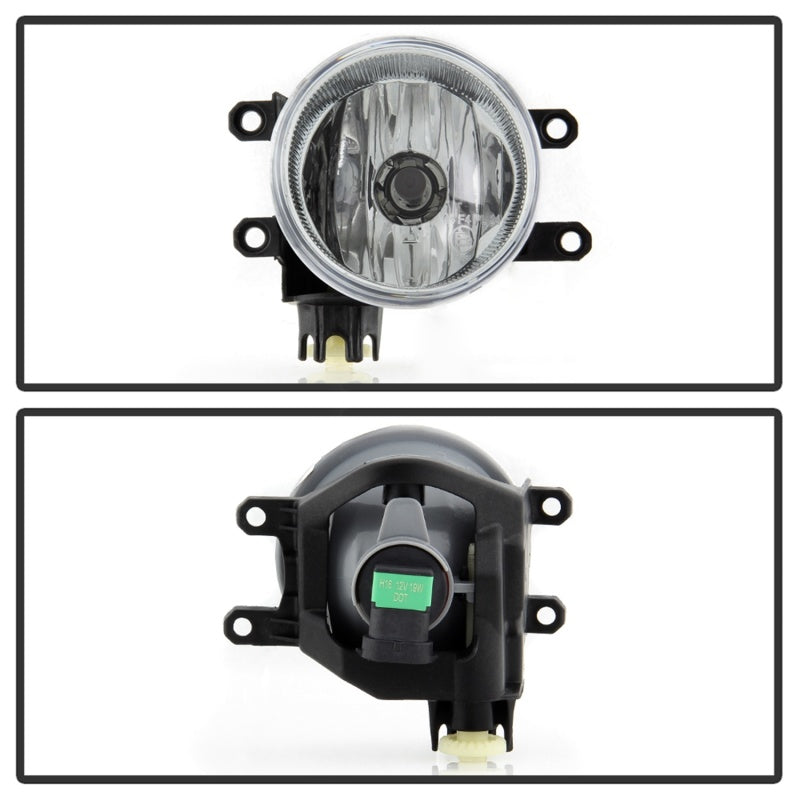 Spyder 5087126 fits Toyota 19-21 RAV4 OEM Style Fog Light w/ OEM Switch - Clear