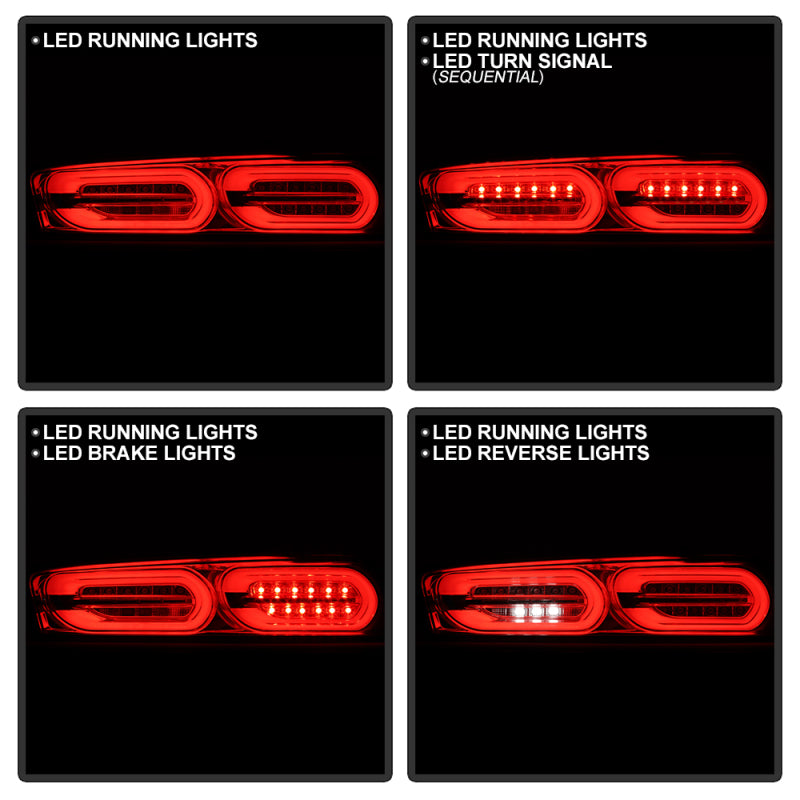 Spyder 5087249 fits Chevy 16-18 Camaro (Do Not Fit Halogen Model) LED Tail Ligh