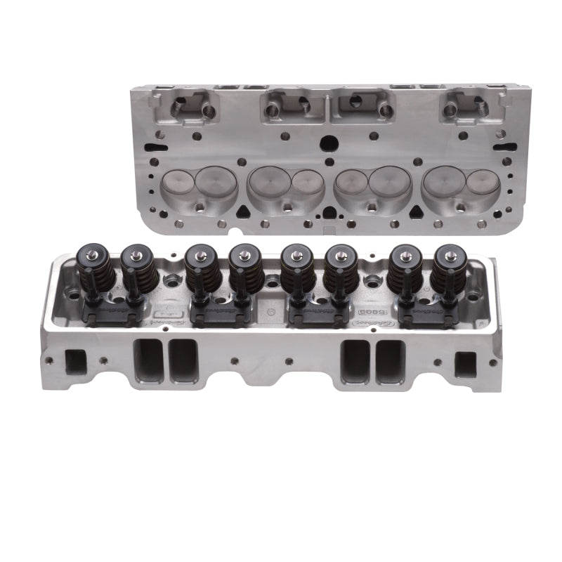Edelbrock 5085 1Pr Cyl Head E-210 fits SBC 64cc Perf RPM (Complete Pair)