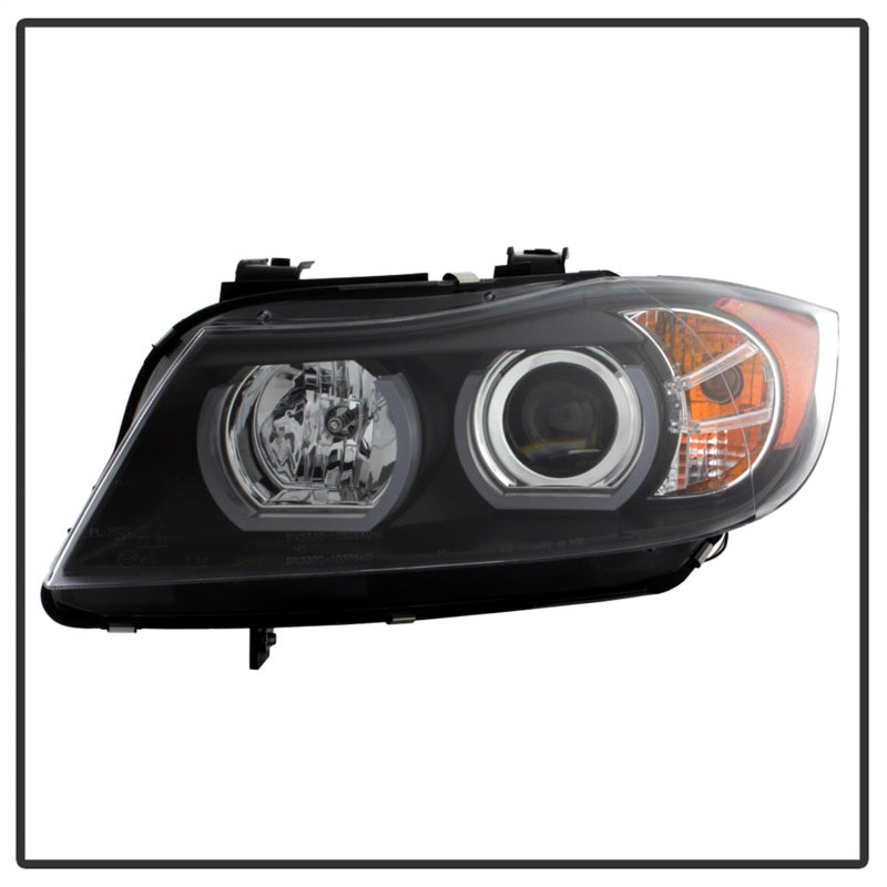 Spyder 5083852 fits BMW 06-08 E90 3-Series 4DR V2 Headlights - HID Only - Black