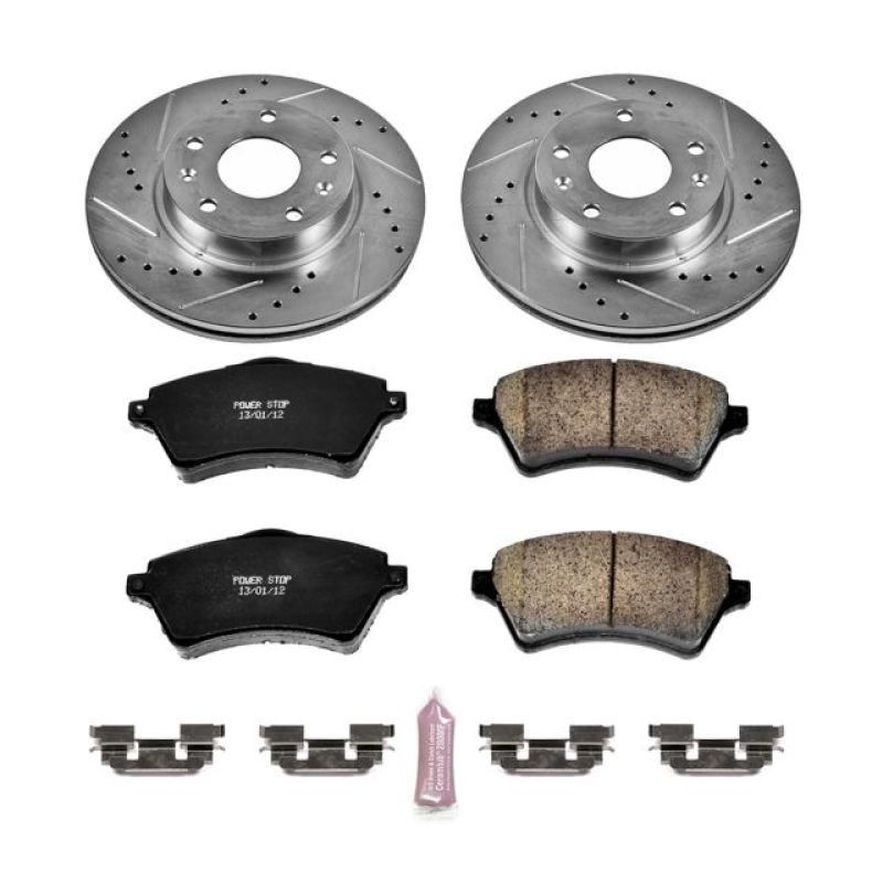 PowerStop fits Land Rover 02-05 Freelander Front Z23 Evolution Sport Brake Kit