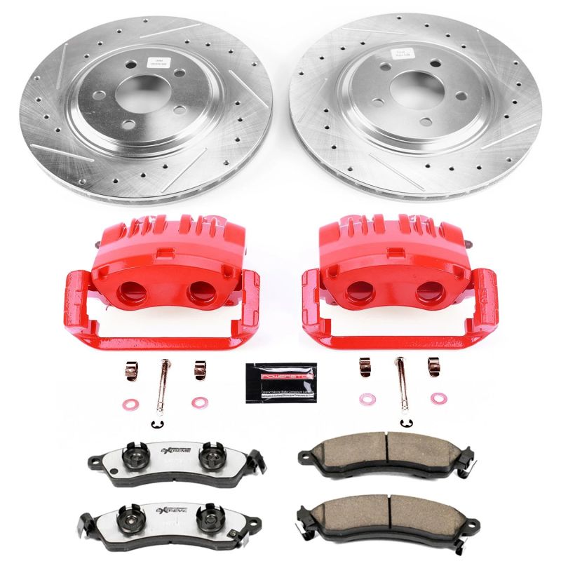 PowerStop fits Ford Mustang Front Z26 Street Warrior Brake Kit w/Calipers