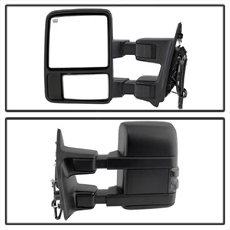 xTune 9935831 fits Ford SuperDuty 08-15 Extendable Heated Mirrors w/ LED Signal