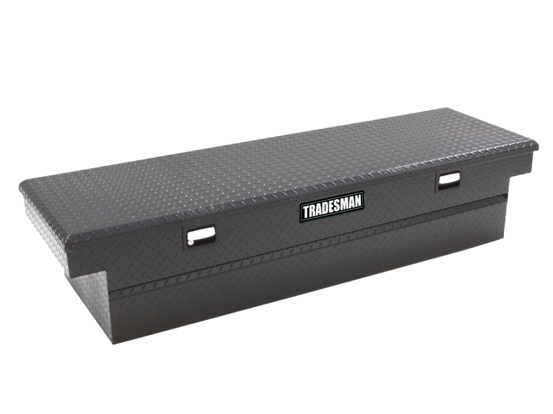 Tradesman 79310 Aluminum Single Lid Cross Bed Truck Tool Box (63in.) - Black