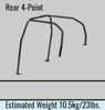 Cusco 232 261 A Chromoly Reg. Capacity 4pt Roll Cage fits Nissan R33 (S/O/No Cancel) CUSCO BLUE