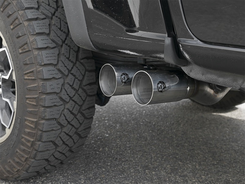 AFE 49-44061-P Series CB 3in Middle Side Exit SS Exht w/Polish Tips 15-17 fits