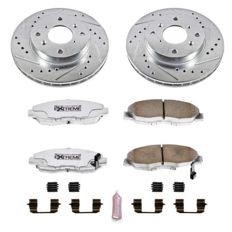 PowerStop K1239-26 98-99 fits Acura CL Front Z26 Street Warrior Brake Kit