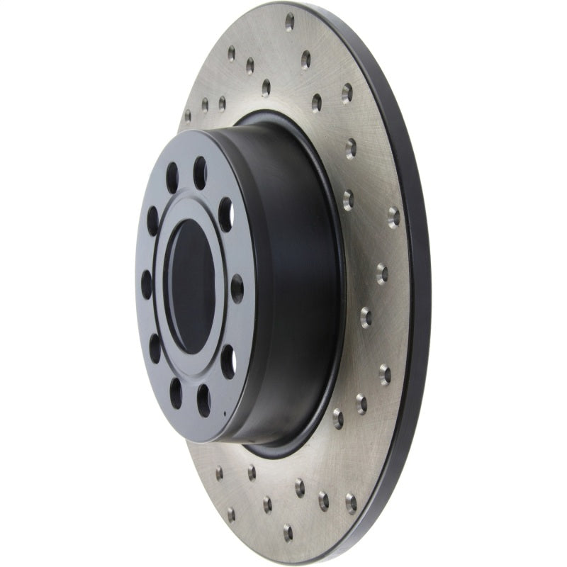Stoptech 128.33131CL Drilled Cryo Sport Brake Rotor Rear Left 12-13 Volkswagen Beetle