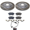 Power Stop 20-25 Audi A4 allroad Rear Semi-Coated Rotor Kit