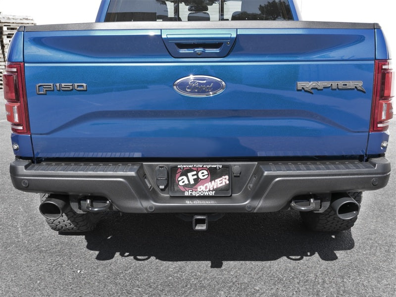 AFE 49-33094-B orce-Xp 3in to 3-1/2in 304 SS Cat-Back Exhaust w/Black Tip 17-18