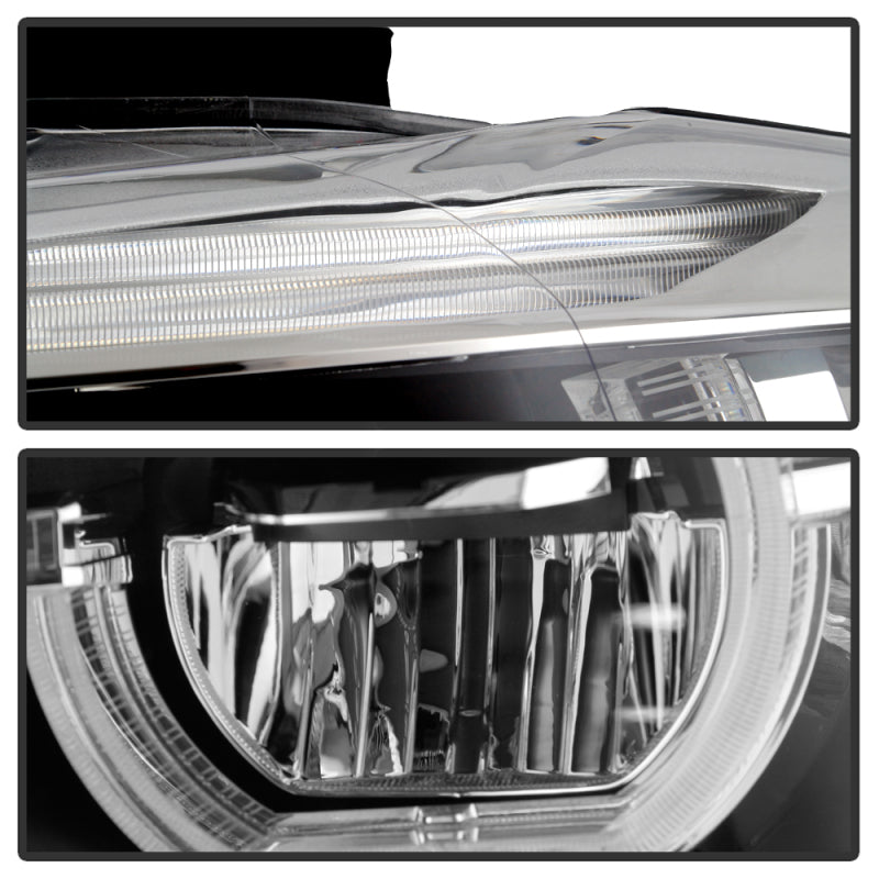Spyder 9948534 fits BMW F30 3 Series 4Dr LED Projector Headlights Chrome PRO-JH