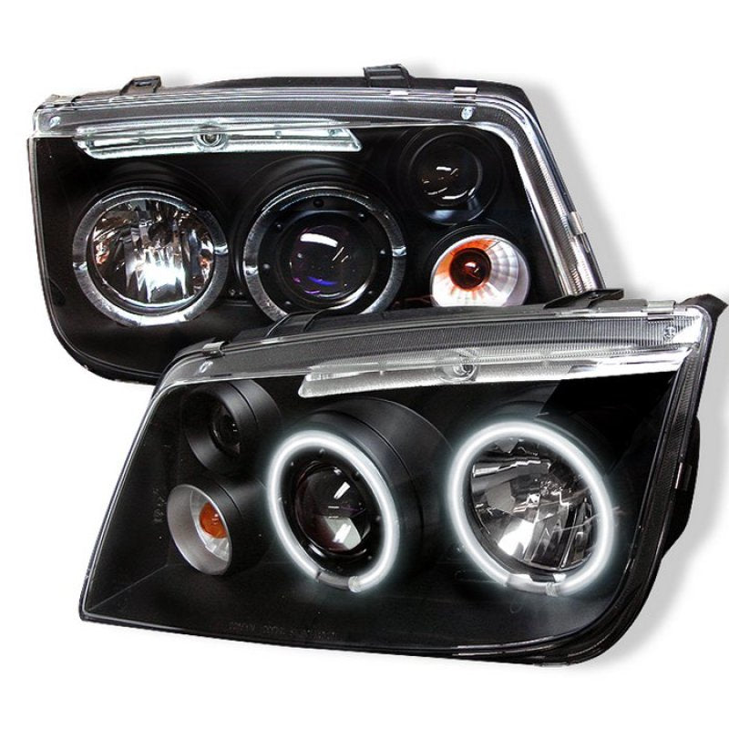 Spyder 5012210 fits Volkswagen 99-05 Jetta Projector Headlights CCFL Halo Blk P