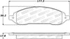 Stoptech 308.1022 Street Brake Pads