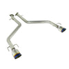 Remark RO-TTE4-S 2021+ fits Lexus IS350 Axle Back Exhaust w/Burnt Single Wall Tip