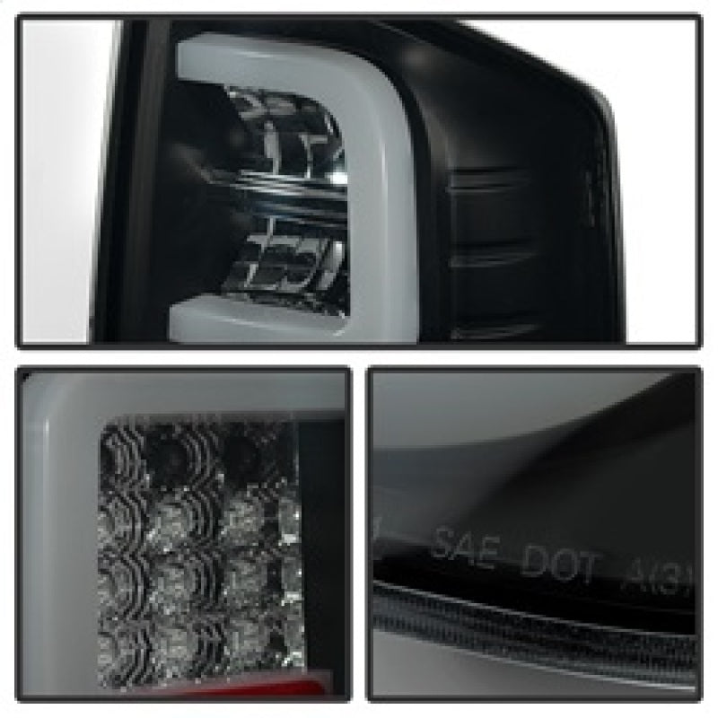 Spyder 5080202 fits Toyota 14-20 Tundra 2016 Light Bar LED Tail Lights Black Sm